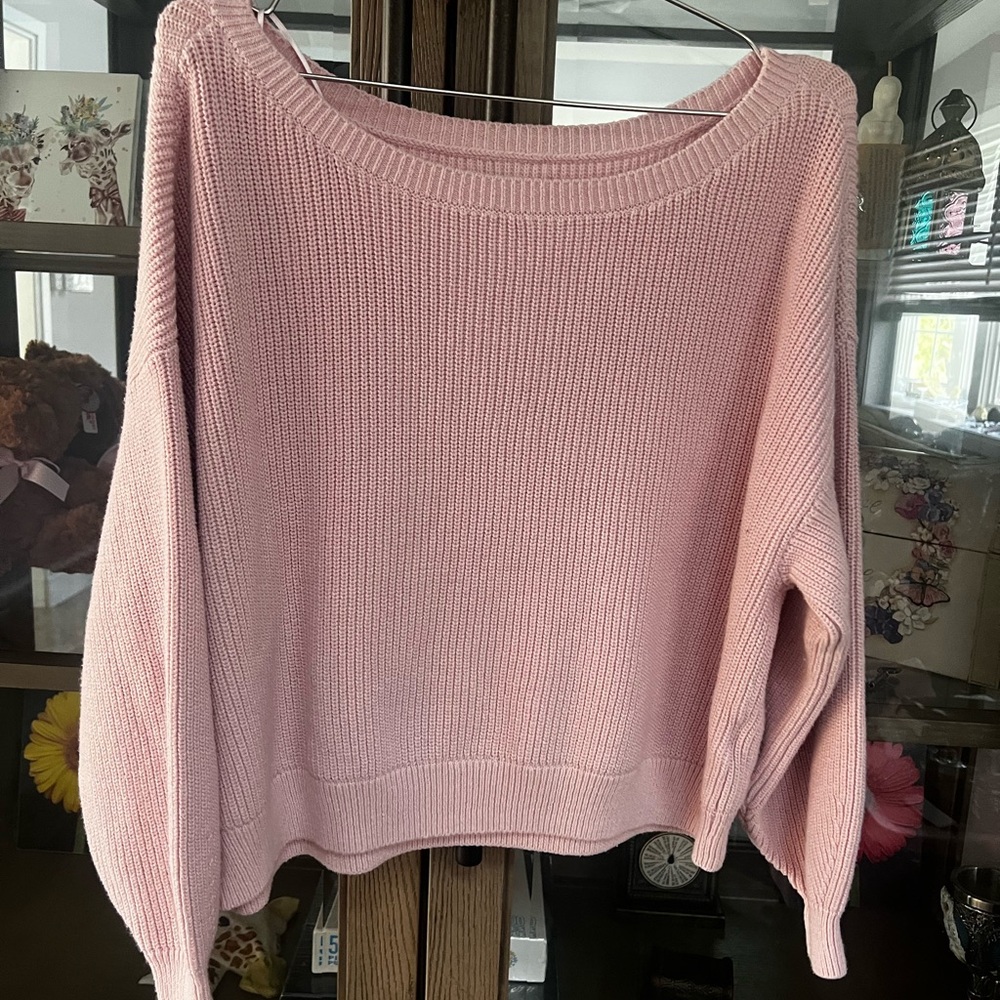 Hollister Pink Women's Sweater